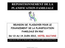 Family Planning Presentation in Kinshasa DRC.