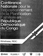 Conférence Nationale pour le Repositionnement de la Planification Familiale en République Démocratique du Congo : Rapport Final
